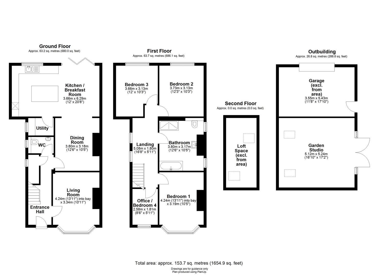 Floor plan Newmarket Road, Cambridge